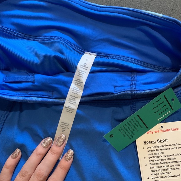 Lululemon Speed shorts - Picture 3 of 4
